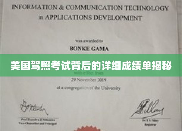 揭秘美国驾照考试背后的真实得分秘籍