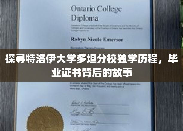 特洛伊大学多坦分校，揭秘独学历程，毕业证书背后的传奇之旅