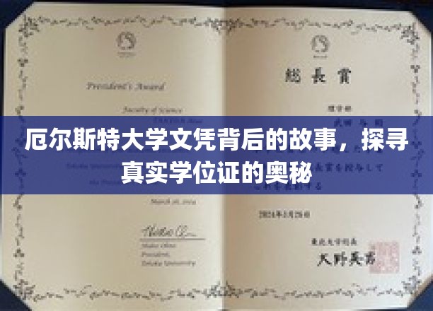 厄尔斯特大学文凭背后的故事：揭秘真实学位证的奥秘