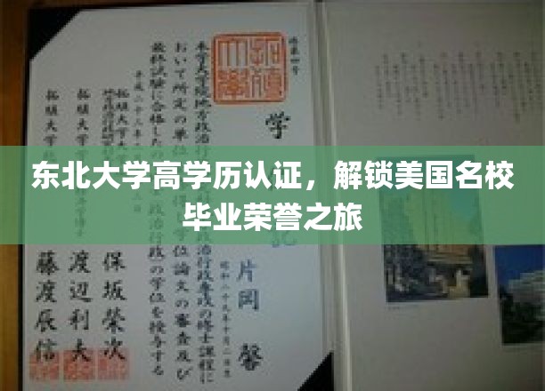 东北大学高学历认证助力学子开启美国名校荣耀之旅