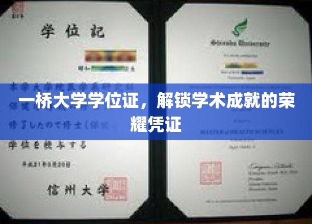 一桥大学学位证，见证辉煌学术旅程的荣耀通行证