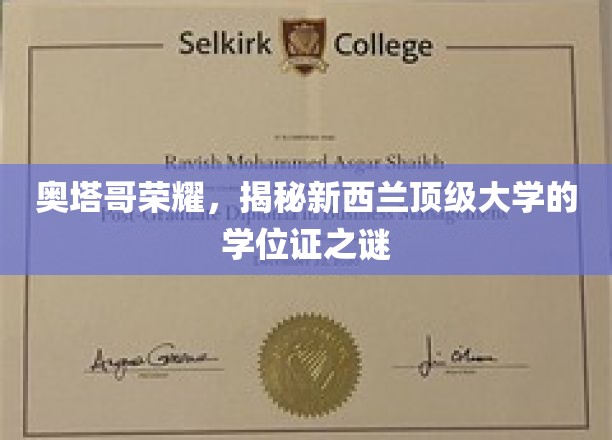 奥塔哥荣耀：新西兰顶级大学的学位证之谜