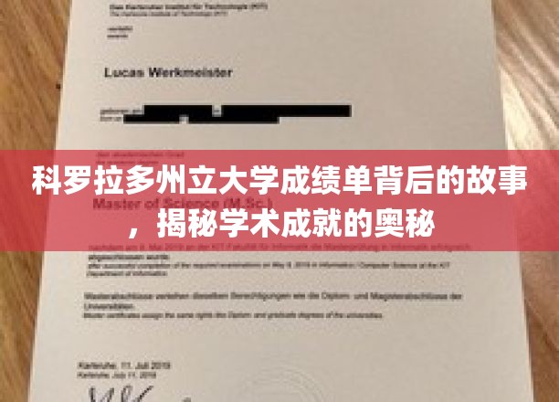 科罗拉多州立大学成绩单背后的故事，揭秘学术成就的奥秘