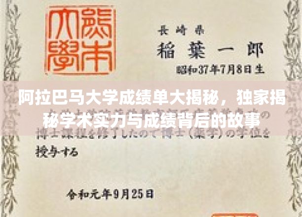 阿拉巴马大学成绩单背后的惊人真相，揭秘学术实力与成绩的神秘面纱