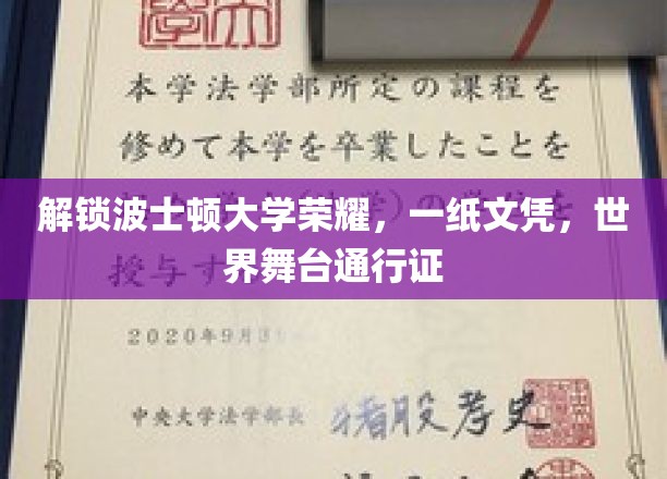 波士顿大学荣耀通行证，打造全球精英的璀璨文凭