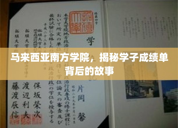 马来西亚南方学院,揭示学子成绩单背后的故事