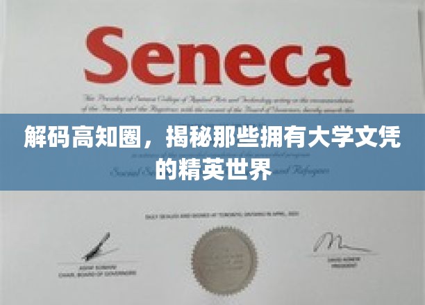 解码精英圈层，探秘大学文凭背后的非凡世界