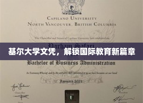 基尔大学文凭引领，开启国际教育新境界