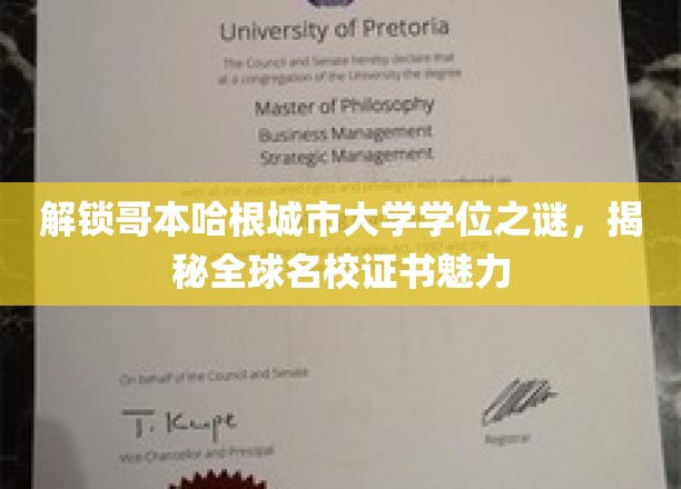 探秘哥本哈根大学学位奥秘，国际名校证书背后的非凡魅力
