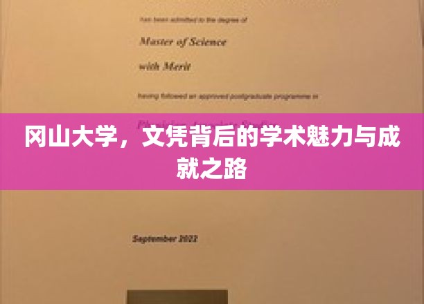 冈山大学，文凭背后的学术魅力与成就之路