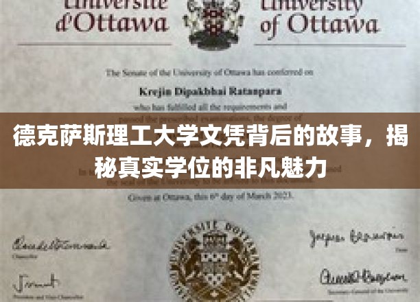 德克萨斯理工大学文凭，探寻背后非凡学位的传奇魅力