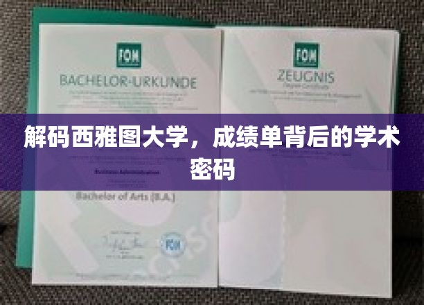 解码西雅图大学，成绩单背后的学术密码