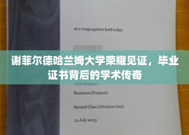 谢菲尔德哈兰姆荣耀毕业，证书背后，揭秘学术传奇之旅