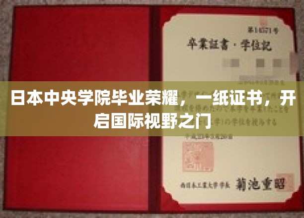 中央学院荣耀见证，一纸证书拓宽全球视野之旅