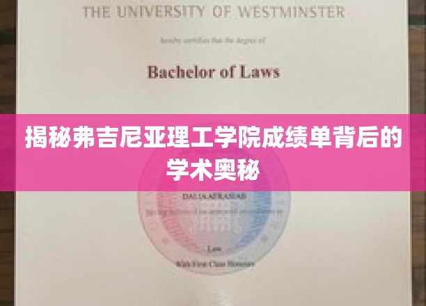 解码弗吉尼亚理工学院成绩单，探寻学术成就的秘密通道