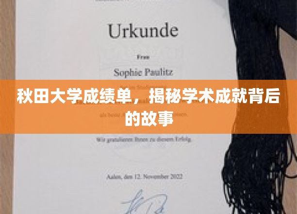 秋田大学成绩单揭秘，探秘学术辉煌背后的励志篇章