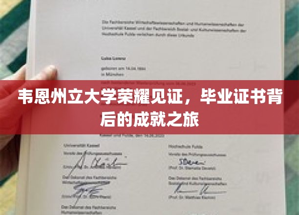韦恩州立荣耀足迹，毕业证书背后的辉煌历程揭秘