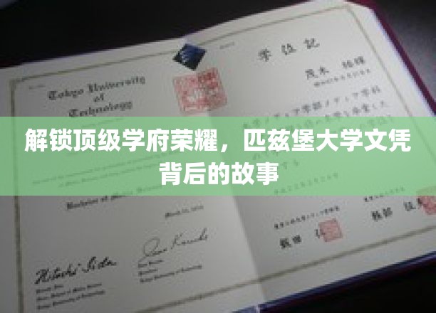 解锁顶级学府荣耀，匹兹堡大学文凭背后的故事