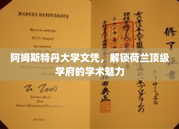 荷兰顶级学府通行证，阿姆斯特丹大学文凭背后的学术风采