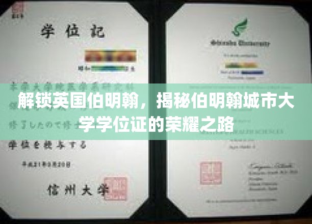 伯明翰城市大学学位证背后的传奇之旅