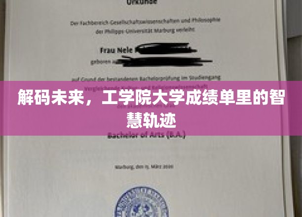 未来洞察，揭秘工学院大学成绩单中的创新足迹