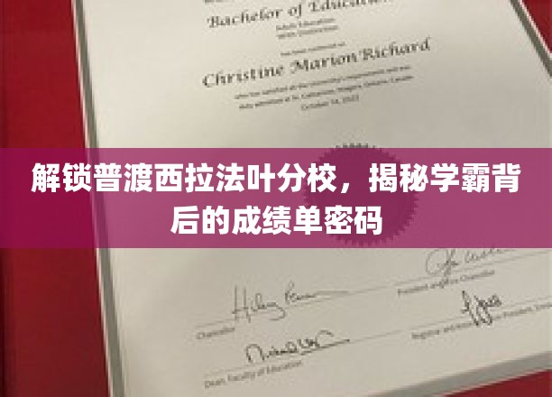 探寻普渡西拉法叶学霸的秘密，揭开高分背后的学习之道