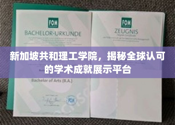 新加坡共和理工学院：全球认可的学术成就展示窗口