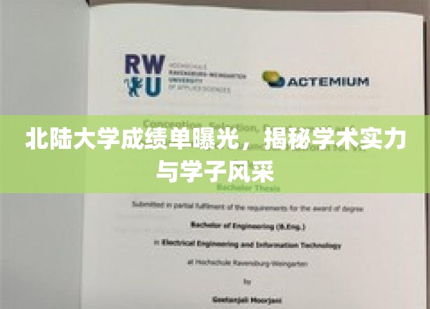 北陆大学学子风采尽显，成绩单背后实力大揭秘！