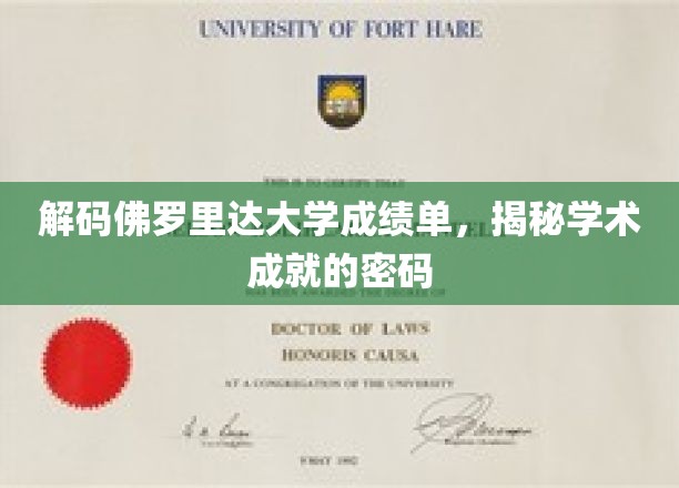 佛罗里达大学成绩单密码大揭秘，解码学术辉煌之路