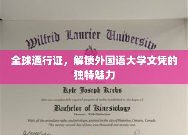 跨越国界，解锁全球外国语大学文凭的无穷魅力