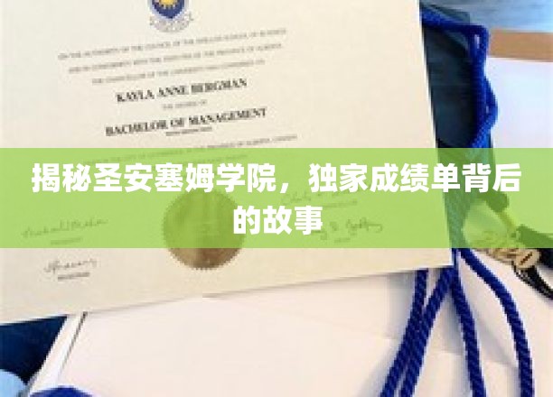 揭秘圣安塞姆学院，独家成绩单背后的故事