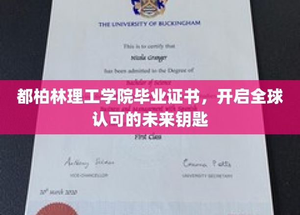 都柏林理工学院毕业证书，开启全球认可的未来钥匙