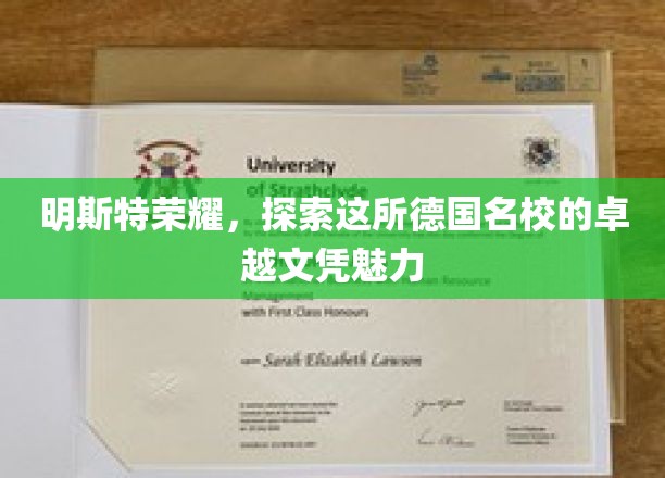 德国明斯特名校，探寻荣耀文凭背后的卓越魅力