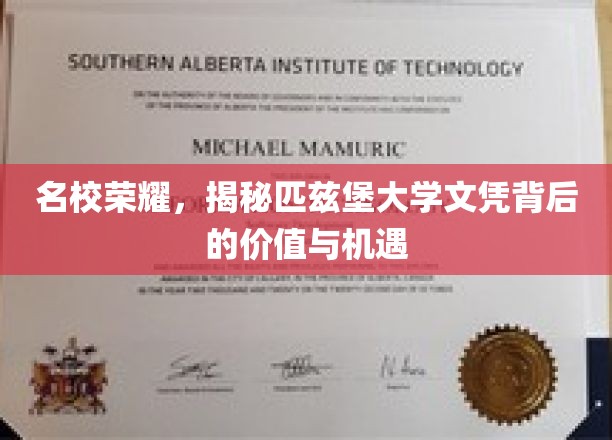 匹兹堡大学文凭，解锁精英之路的无限可能