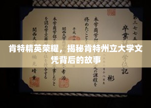 探索肯特州立大学荣耀背后的卓越历程