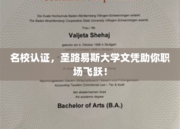 圣路易斯大学名校光环，助你职场晋升一跃千里