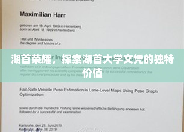 湖首辉煌，解锁湖首大学学位的非凡魅力