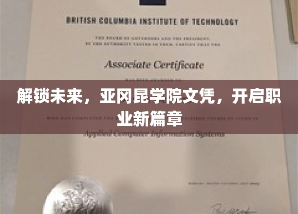 解锁未来，亚冈昆学院文凭，开启职业新篇章