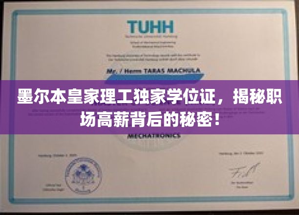 墨尔本皇家理工独家学位证，揭秘职场高薪背后的秘密！
