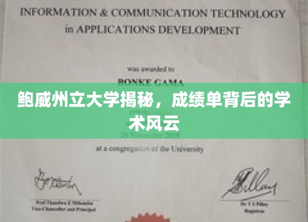 鲍威州立大学，成绩单背后，一场不为人知的学术较量