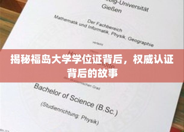 福岛大学学位证背后的神秘面纱，权威认证背后的真实故事