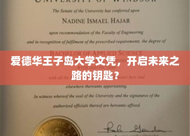 爱德华王子岛大学文凭，开启未来之路的钥匙？