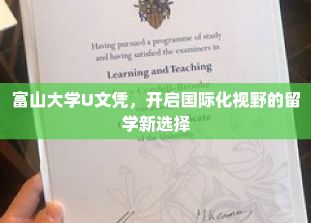 富山大学U文凭，开启国际化视野的留学新选择