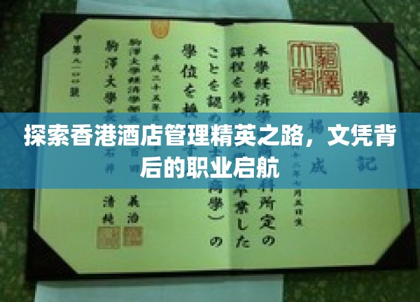 解码香港酒店管理翘楚养成记，文凭铸就职场启航之旅