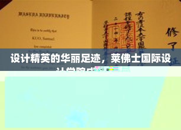 设计精英的璀璨足迹，莱佛士国际设计学院成果巡礼