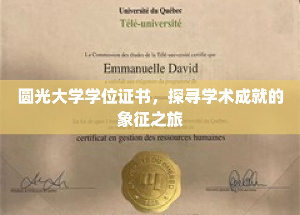 学位证书的荣耀足迹，圆光大学学术成就之旅