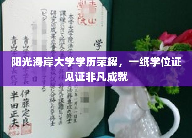 阳光海岸大学荣耀瞬间，学位证书背后的非凡历程
