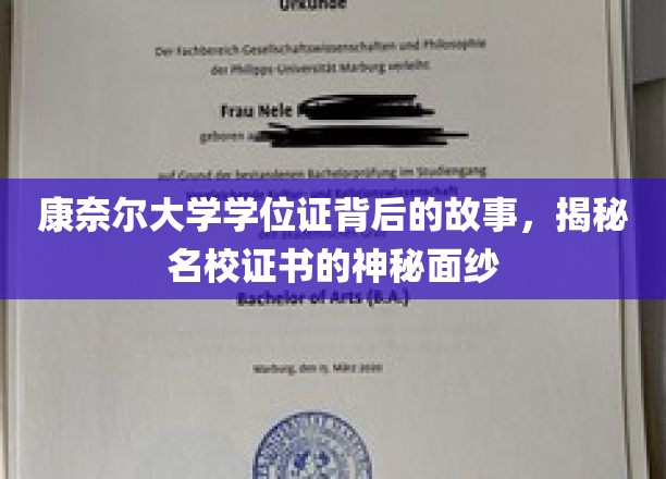康奈尔大学学位证背后的故事，揭秘名校证书的神秘面纱