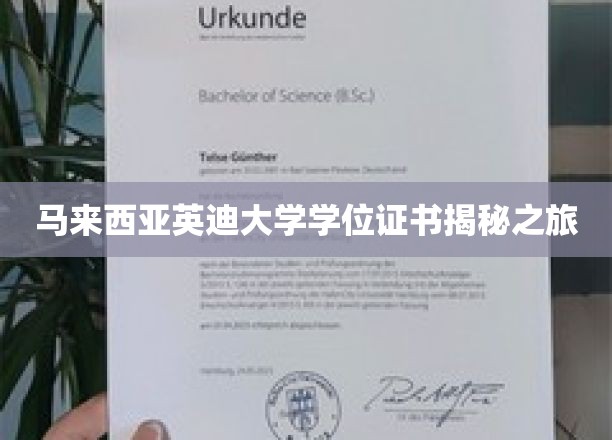 马来西亚英迪大学学位证书揭秘之旅