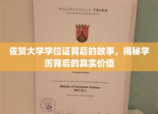佐贺大学学位证，探寻学历背后的非凡意义